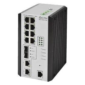 MES3500I-08P – Промышленный коммутатор 8 портов 1G PoE/PoE+, 2 combo-порта 1G Eltex