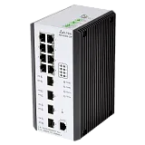 MES3500I-10P – Промышленный коммутатор 8 портов 1G PoE/PoE+, 4 порта 1G SFP Eltex