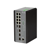 MES3510S-08P - промышленный коммутатор, 8 портов 1G PoE/PoE+, 4 порта1G SFP